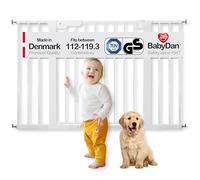 BabyDan Premier Barrera de seguridad, color blanco