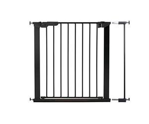 BabyDan Premier, Montado a presión Puerta de escalera, 79,5-86,5 cm, Barrière pour bébé/Puerta de seguridad, Metal, Negro, Hecho en Dinamarca - (Puerta para mascotas/Puerta para perros)