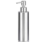 BabyElf Dispensador Gel y Champu Ducha, 350ml Dispensadores de Jabón, Dispensador de Jabón de Cocina Recargable para Platos, para Baño, Cocina y Encimera, Color Plateado