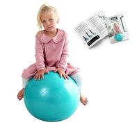 BABYGO® Bola de maní sensorial para niños | Terapia de autismo calmante actividades de desarrollo motoras necesidades especiales | Libro de ejercicios y bomba incluidos, antiestallido, 45 cm