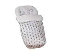 Babyline Arrow - Saco de silla con manoplas, unisex, color gris