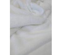 Bajera Bebé Coralina Pirineo Invierno, Hipersuave, Transpirable e Hipoalergénica, Esquinas engomadas, Ajustables. (Blanco, Minicuna)