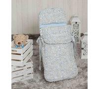 Babyline Caramelo - Saco de 3 usos para capazo y silla, color azul