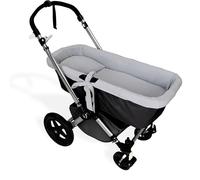 Cubre capazo Muselina 100% Algodón + Colchita + Almohada Muselina 100% Accesorios Set 3 Piezas. Fabricado En España. Hipoalergénica, Transpirable, Hipersuave (Gris Piedra)