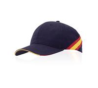 Babyline Gorra España Algodón 100%, Regulable, para Deportes, Golf, Padel, Tenis, Uso Diario. (Azul Marino)