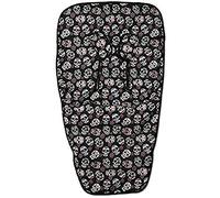 Babyline Lovely Skull - Colchoneta para silla, unisex, color negro