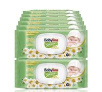 Babylino Sensitive 864 Toallitas Sin Fragrancia, Fórmula 98% Natural que restaura el pH de la piel, 16 envases con cierre que ahorra frescor, 864 toallitas