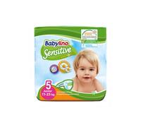 Babylino Sensitive Baby Diapers T5 11-16 Kg 18 uds