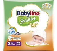 Babylino Sensitive Pañales T3 4-9K 22uds