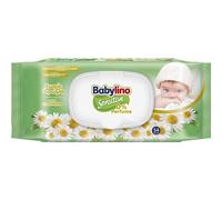 Babylino Sensitive Toallitas Sin Fragrancia, Fórmula 98% Natural que restaura el pH de la piel, con cierre que ahorra frescor, 54 toallitas