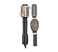 BaByliss AS970E Cepillo de Aire Caliente Big Hair Luxe, Cepillo secador de pelo, 4 Cabezales, Iónico, Rotación multidireccional