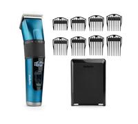 BaByliss Cortapelos Japanese Steel - Recortadora con cuchillas de acero japonés ultra afiladas, Inalámbrico 160 min, Batería de Litio, Carga rápida 20 min, 45 longitudes de corte, Estuche, E990E