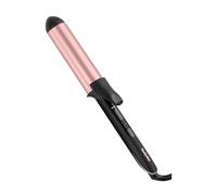 BaByliss Rizador de pelo 38mm C453E Tenacilla de cerámica con cuarzo, con Pinza, 6 Temperaturas 160°C a 210°C, Rizos Duraderos, Punta de agarre frío, Cable giratorio