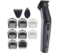 BaByliss Men 7256U - Kit de recortadora inalámbrica de acero 11 en 1, de carbono y titanio