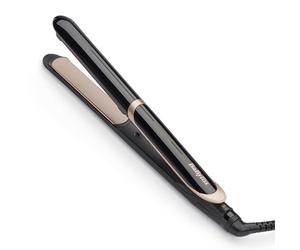 BaByliss Plancha de Pelo Super Smooth - Tecnología iónica anti frizz, Alfombrilla térmica, Placas de cerámica para peinados ultrasuaves, Calentamiento rápido, 6 ajustes de 140°C a 235°C, ST393E