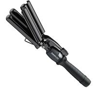 BaByliss Pro Porcelain Triple Barrel Waver Tong - Black