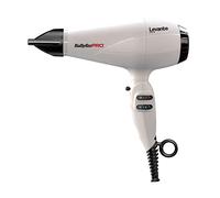BaByliss PRO Secador profesional Levante BAB6950WIE Secador de pelo iónico, 2100W, Motor AC, color Blanco