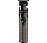 BaByliss Pro Super Motor - Recortadora profesional de esqueleto, uso con cable/inalámbrico, batería de litio recargable de larga duración, motor potente, hoja de acero precisa, plateado/negro