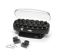 BaByliss Rodillos de pelo termocerámicos, rizos de larga duración, 20 rodillos de pelo con horquillas, para todo tipo de cabello, antiencrespamiento, negro, 3035U