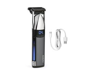 BaByliss S996E Afeitadora Super X-Metal. Recortadora de barba con cuchillas de acero japonés para una ultra precisión. 24 lontitudes de corte, inalámbrico, waterproof