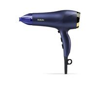 BaByliss Secador de pelo Midnight Luxe 2300W, control iónico antiencrespamiento, secado rápido, profesional y ligero, 3 ajustes de calor y 2 velocidades