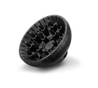 BaByliss Secador de Pelo Shine Pro 2200 - Tecnología iónica, 2200 W, Antiencrespamiento, Difusor y Boquilla Concentradora, Fabricado en Italia, Negro, 6713DE
