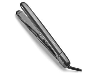 BaByliss Titanium Shine Plancha de Pelo - Tecnología de Deslizamiento Suave en Titanio-Cerámica, 5 Niveles de Calor 150-230°C, Uso Mundial, Plata, ST260E