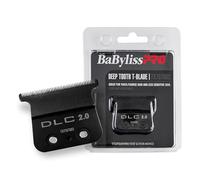 BabylissPRO FX707BD2 - Cuchillas de repuesto en T para máquinas cortapelos, DLC, dientes profundos de 2,0 mm para FX787 y FX726