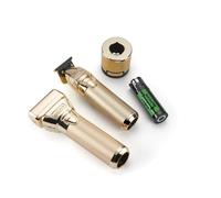 BaBylissPRO FXONE GOLDFX - Prepack de edición limitada, recortadora de contorno y afeitadora de doble hoja con una batería y base mejoradas
