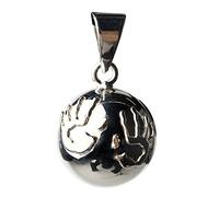 Babylonia - Bola de embarazo de plata con pequeñas manos