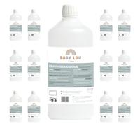 BABYLOU CARE | Suero Fisiológico Botella 12x1L | NaCl 0,9% | Fabricado en Francia | Lavado de fosas nasales | Higiene de la nariz | Para irración externa