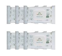 BABYLOU CARE | Toallitas de agua 6 x 72 bolsitas | Toallitas suaves y calmantes para bebés | Apto para pieles sensibles | 99,7% de ingredientes de origen natural | Made in France