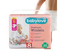 babylove Pack de 28 pañales premium tamaño 8 XXL 18+ kg