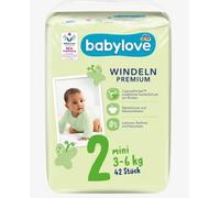 babylove Pack de 42 pañales premium tamaño 2 mini 3-6 kg