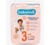 babylove Pack de 46 pañales de tamaño 3, 4-9 kg, tamaño mediano