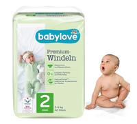 Babylove - Pañales extra suaves (42 unidades, tamaño 2, mini 3-6 kg)