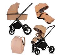 BabyLux® Carrito Bebe 2en1 BOLDO, Conjunto de Cochecito Ligero y Plegable