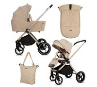 BabyLux® Carrito Bebe 2en1 GAVIA, Conjunto de Cochecito Ligero y Plegable