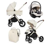BabyLux® Carrito Bebe 3en1 BOLDO, Conjunto de Cochecito Ligero y Plegable