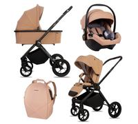 BabyLux® Carrito Bebe 3en1 BOLDO, Conjunto de Cochecito Ligero y Plegable