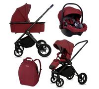 BabyLux® Carrito Bebe 3en1 BOLDO, Conjunto de Cochecito Ligero y Plegable