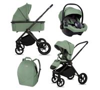 BabyLux® Carrito Bebe 3en1 BOLDO, Conjunto de Cochecito Ligero y Plegable