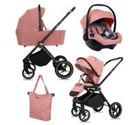 BabyLux® Carrito Bebe 3en1 GAVIA, Conjunto de Cochecito Ligero y Plegable