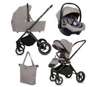 BabyLux® Carrito Bebe 3en1 GAVIA, Conjunto de Cochecito Ligero y Plegable