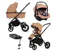 BabyLux® Carrito Bebe 4en1 BOLDO, Conjunto de Cochecito Ligero y Plegable