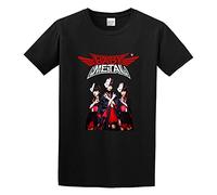 Babymetal World Tour 2015 - Camiseta unisex de manga corta para hombre, 100% algodón, color negro, Negro, XL