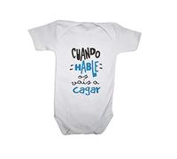 BABYMISORPRESA Body Bebe Frase Cuando HABLE OS VAIS A CAGAR Regalo RECIÉN Nacido Regalo PAPÁS (Azul Manga Corta 6 Meses)
