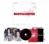 BABYMONSTER - 1st Mini Album [BABYMONS7TER] (Photobook Ver.) CD + Big Photobook + Small Photobook + Folded Poster + Sticker + Postcard + Photocards + 4 Extra Photocards