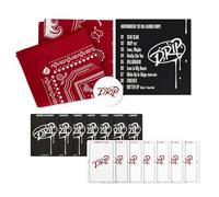 BABYMONSTER - BABYMONSTER - 1st Full Album [DRIP] (BANDANA Ver. Limited Edition) Zip Lock + Pin Button + Bandana + QR Card + Photocards + 4 Extra Photocards