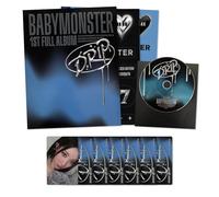 BABYMONSTER - BABYMONSTER - 1st Full Album [DRIP] (BINDER Ver.) Photobook + CD + Stickers + Selfie Photocards + 4 Extra Photocards